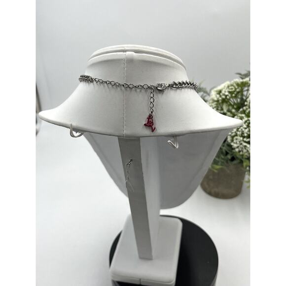 Betsey Johnson Betseyville Multicolor Beaded Cluster Owl Charm Heart Necklace - Picture 7 of 13